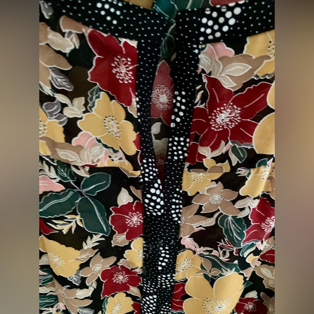 Suzanne Betro Tunic Boho Top Size XL - Picture 4 of 9